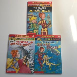 SET of 3- Magic School Bus books